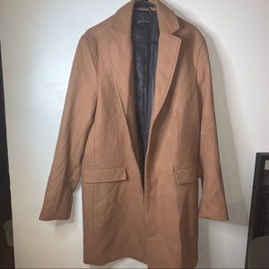 Brown trench coat
